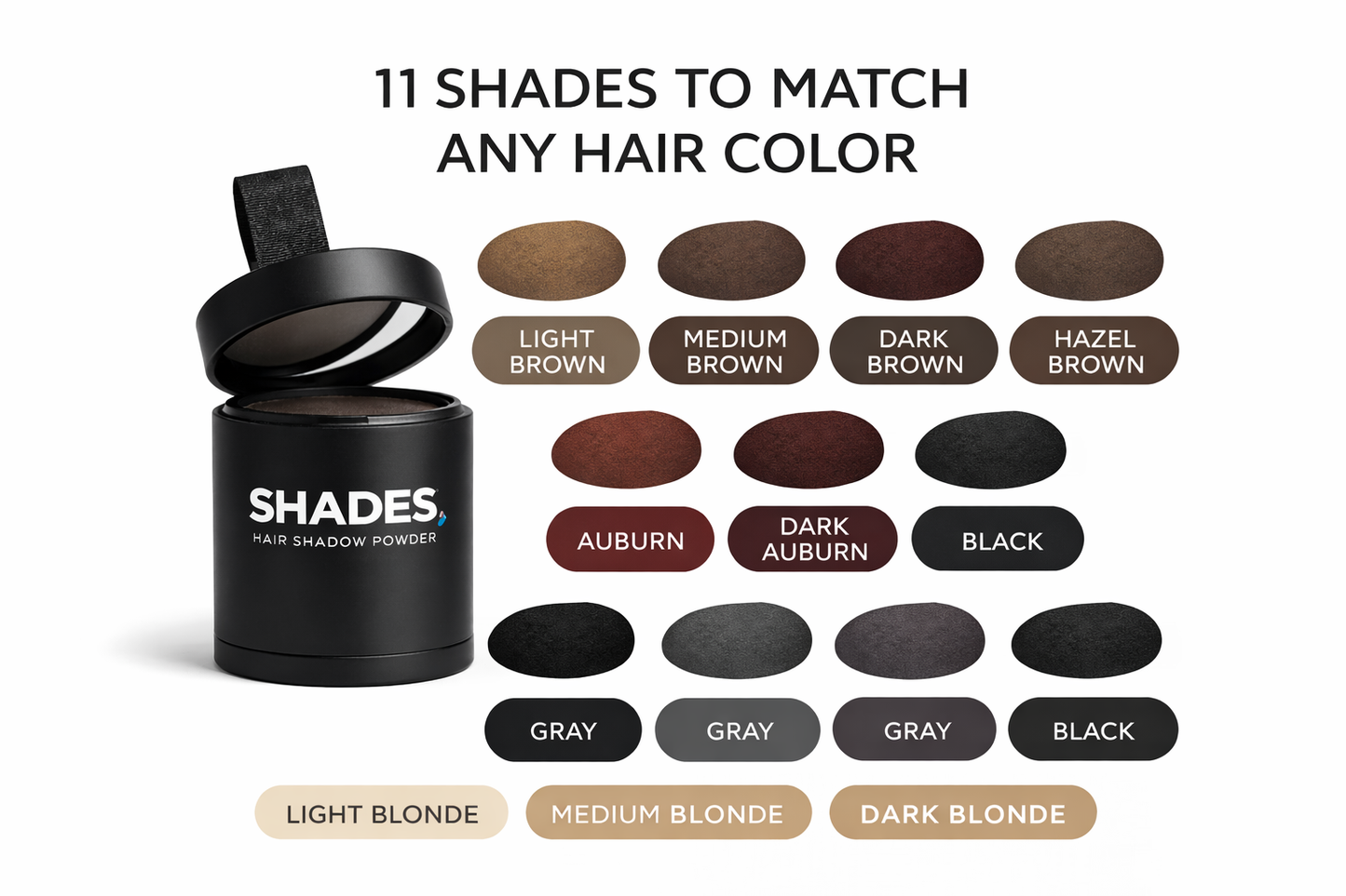 SHADES – Instant Hair Shadow Powder (Pack x2)